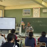 石垣市立白保中学校で職業人講話を実施しました